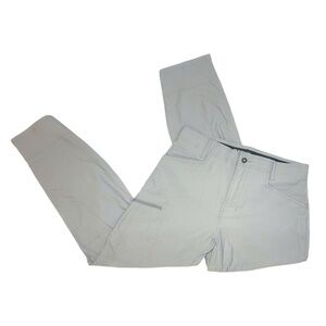 Berne Mens Utility Light Gray Casual Stretch Pants Nylon Size 32 x 30